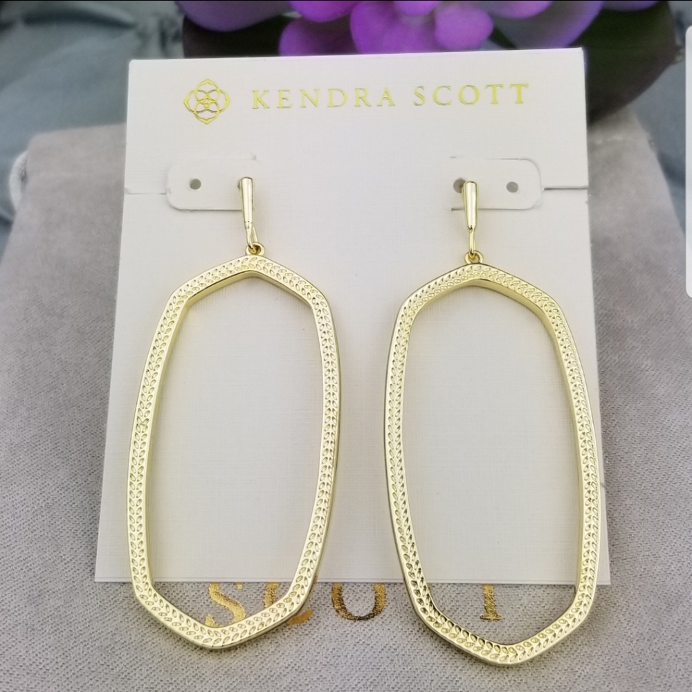 Kendra Scott, Danielle, Open Frame, Earrings